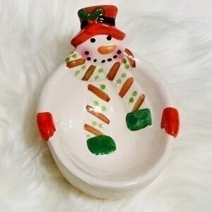 Snowman Trinket Bowl
